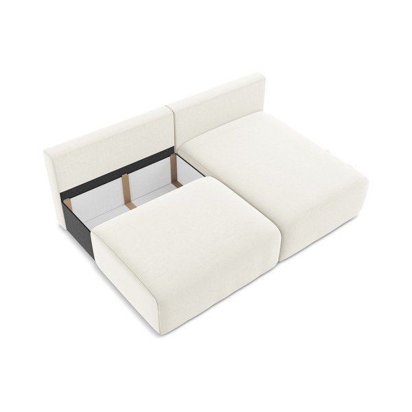 Kreemjas sametdiivanvoodi/panipaigaga nurgadiivan (parem nurk/diivanvoodiga) Kalena - Makamii-image-4