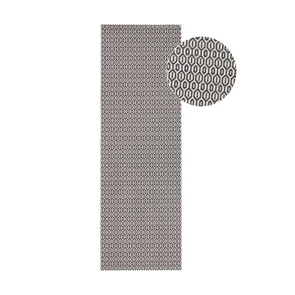 Must-valge välijooksja , 80 x 200 cm Coin - NORTHRUGS