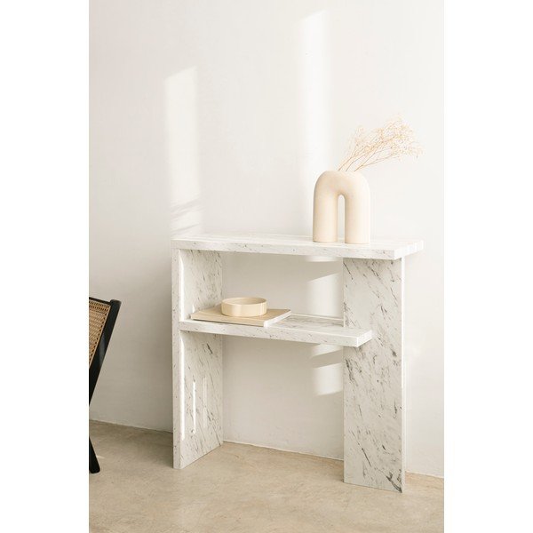 Valge konsoollaud 30x80 cm Dante - Really Nice Things-image-1