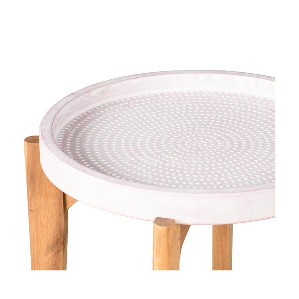 Roosa betoonplaadiga aialaud Bari, ø 55 cm - Bonami Selection-image-2