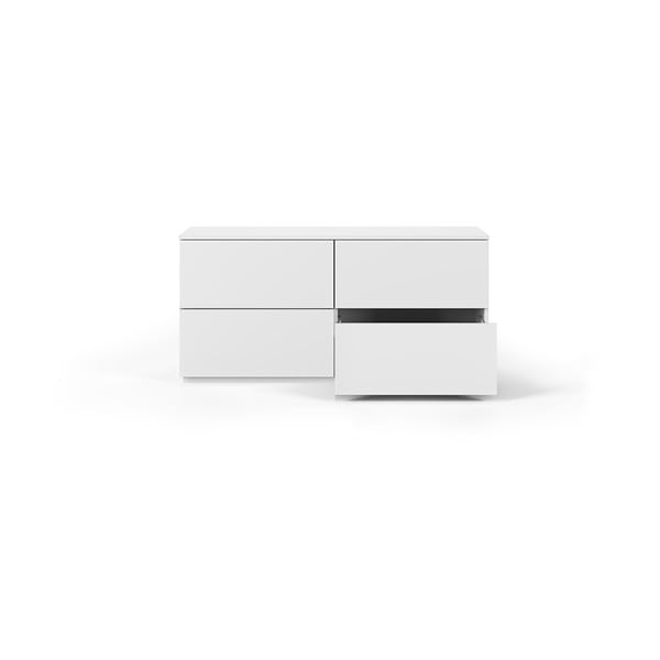 Valge madal kapp 120x54 cm Join - TemaHome-image-3