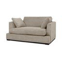 Beež velvetist diivan 132 cm Mobby - Scandic