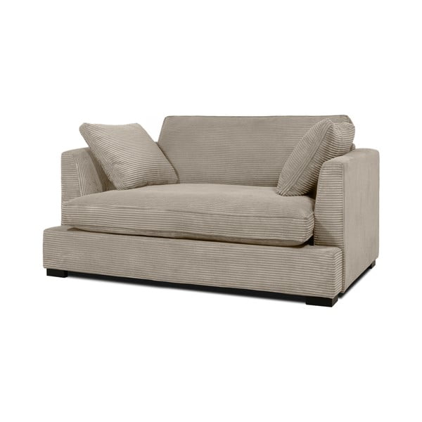Beež velvetist diivan 132 cm Mobby - Scandic-image-2