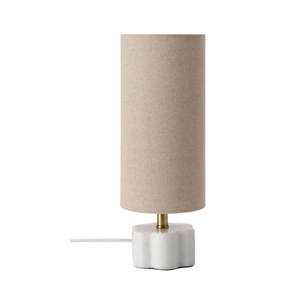 Valge/beež linane laualamp (kõrgus 33 cm) Joline - Ellos Home