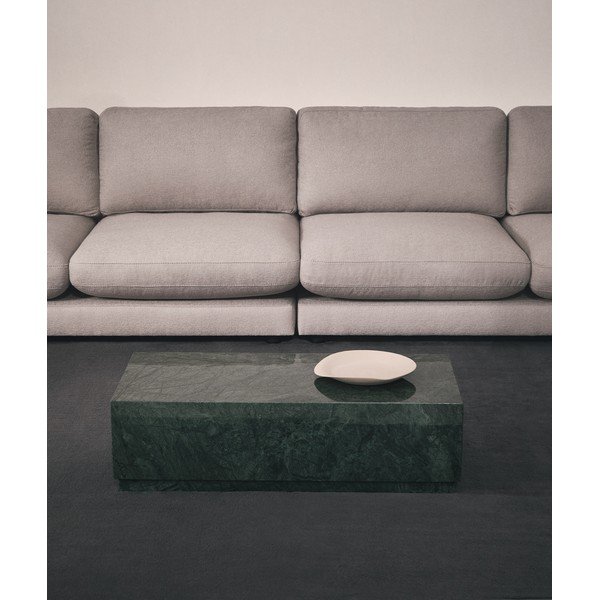 Roheline marmorist kohvilaud 50x100 cm Sorein - Kave Home-image-2