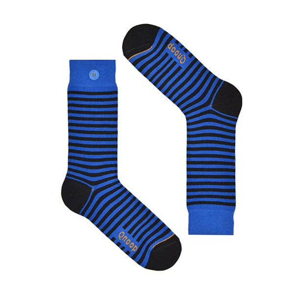 Ponožky Qnoop Linear Small Blue, vel. 39-42