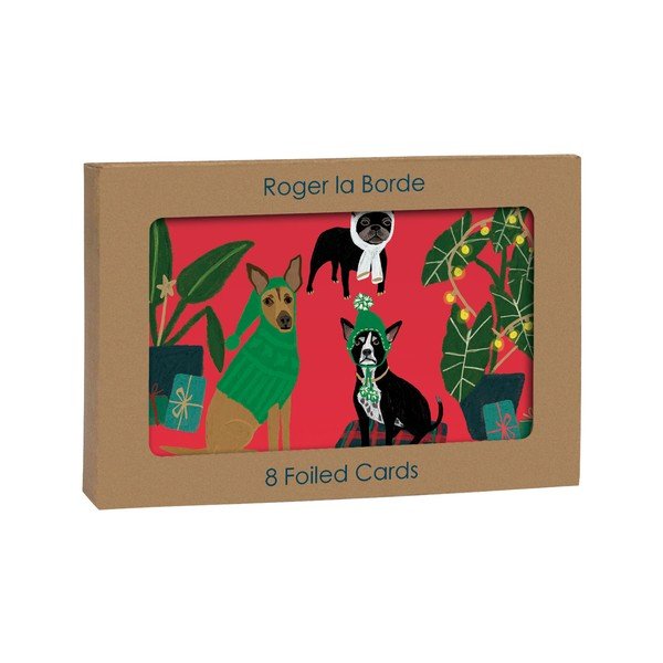 Tervituskaartide komplekt 8 tk jõulumotiiviga Cat and Dog Palais  – Roger la Borde-image-2