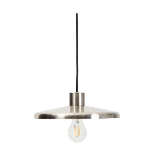 Hõbedane ripplamp metallist varjuga Nuvira - Kave Home