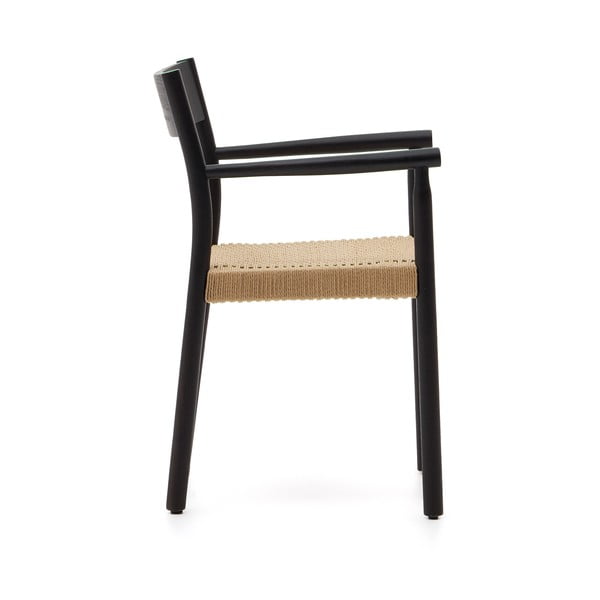 Must tammepuidust söögitool Yalia - Kave Home-image-4