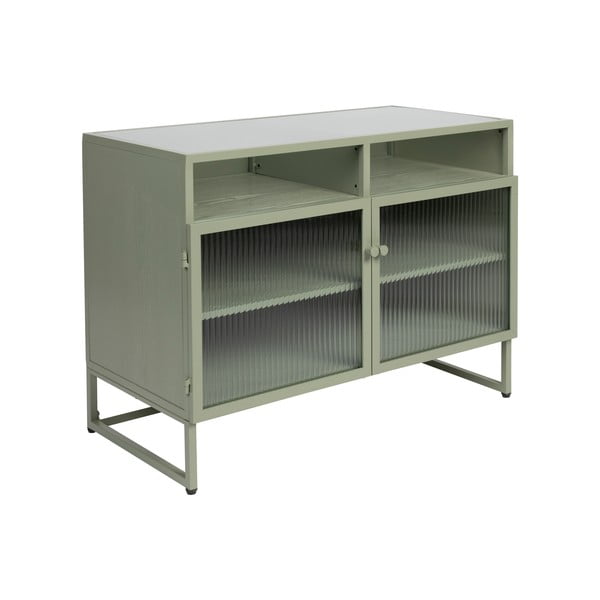 Roheline vitriinkapp 80x58 cm Herbe - White Label-image-2