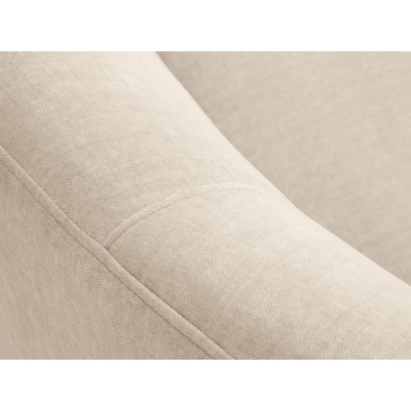 Beež sametist asümmeetriline diivan , vasakule Debbie - Mazzini Sofas-image-1