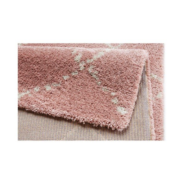 Růžový koberec Mint Rugs Allure Ronno Rose Creme, 120 x 170 cm-image-1