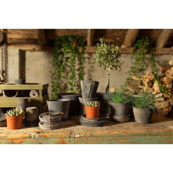 Taimede alus komplektis 3 tk terrakotta ø 10 cm – Esschert Design-image-1