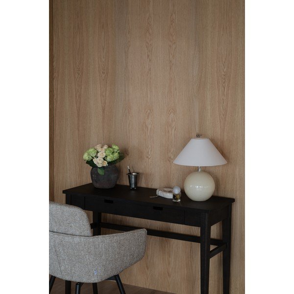Konsoollaud tumeda naturaalse tammepuust pealispinnaga 40x110 cm Garrison - Rowico-image-1