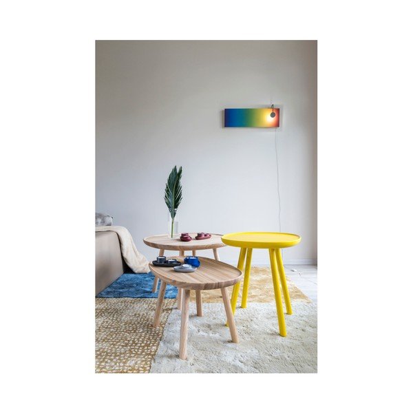 Kollane täispuidust laud , 61 x 41 cm Naïve - EMKO-image-4