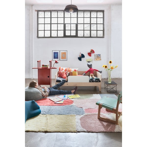 Pestav käsitsi kootud villane laste vaip 170x240 cm Abstract - Lorena Canals-image-1