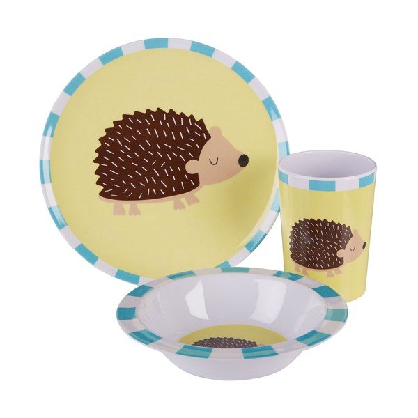 3dílný jídelní set pro děti s motivem ježka Premier Housewares