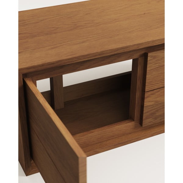 Madal tiikpuidust valamukapp 90x40 cm Kenta - Kave Home-image-4