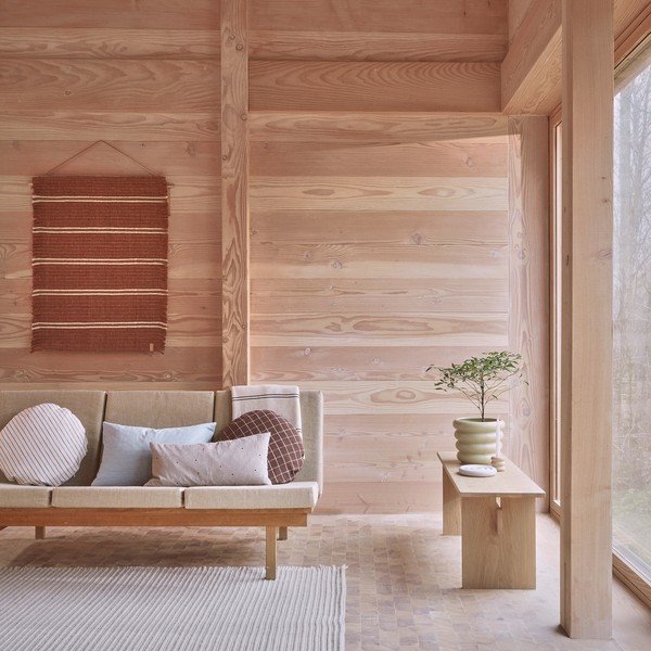 Naturaalses värvitoonis puidust pink Kotai - OYOY Living Design-image-1