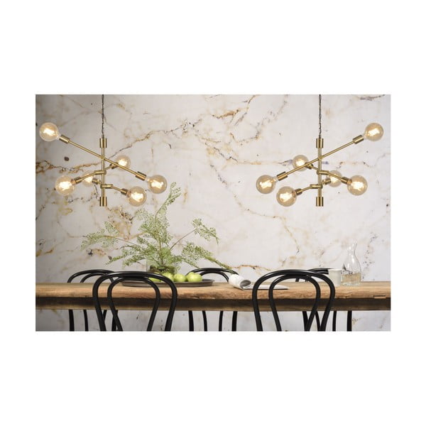 Kuldset värvi rippvalgusti klaasist lambivarjundiga ø 60 cm Nashville - it's about RoMi-image-4