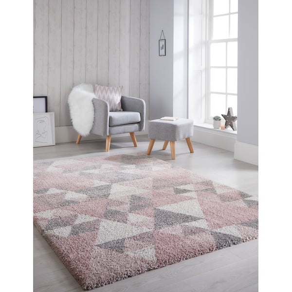 Roosa/hall vaip 120x170 cm Nuru - Flair Rugs-image-1