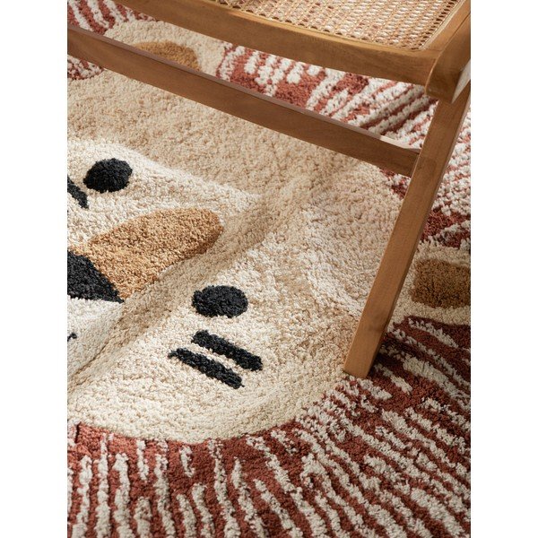 Kreemikas pestav/käsitsi kootud puuvillane lastevaip 140x200 cm Snuggle Leander - Hanse Home-image-3