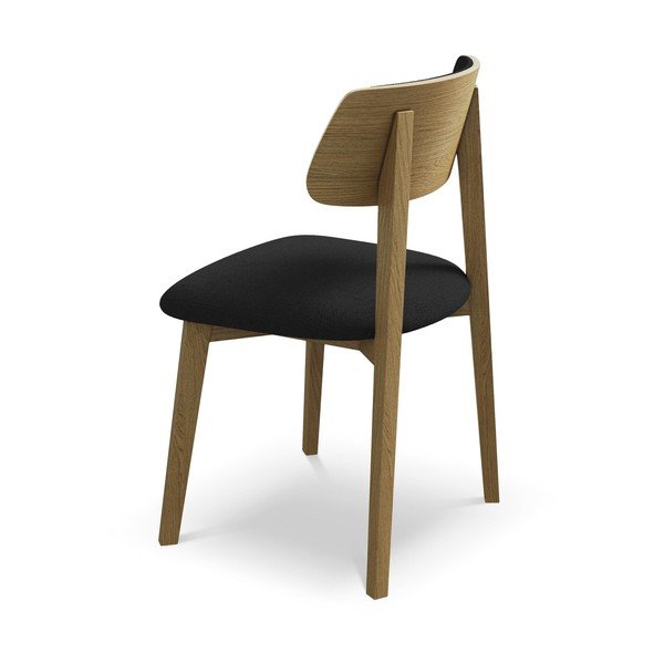 Must täispuidust söögitool Niu - Makamii-image-3