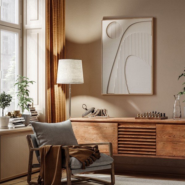 Trükitud pilt raamiga/akustiline 62x92 cm Arch - Styler-image-1