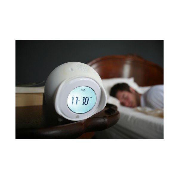 Tocky, kutálející se budík, bílý-image-4