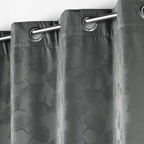 Antratsiitne pimendav žakaarkardin 140x260 cm Lunella – douceur d'intérieur-image-1