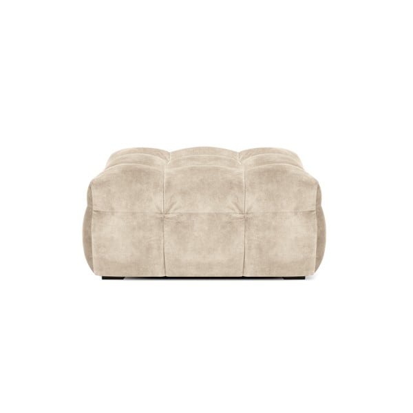Beež sametist puff Vesta - Windsor & Co Sofas-image-3