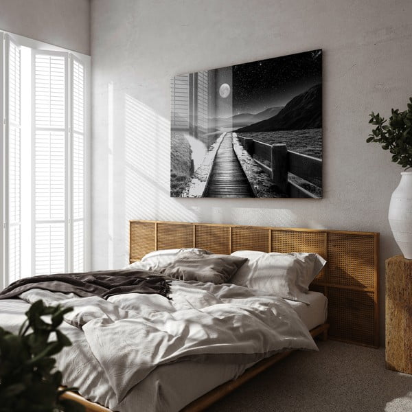Klaasist maal 120x80 cm Moon path - Styler-image-1