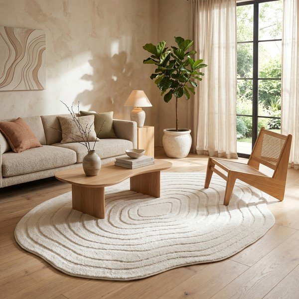 Kreemikas vaip 160x230 cm Pebble - ESTE-image-1