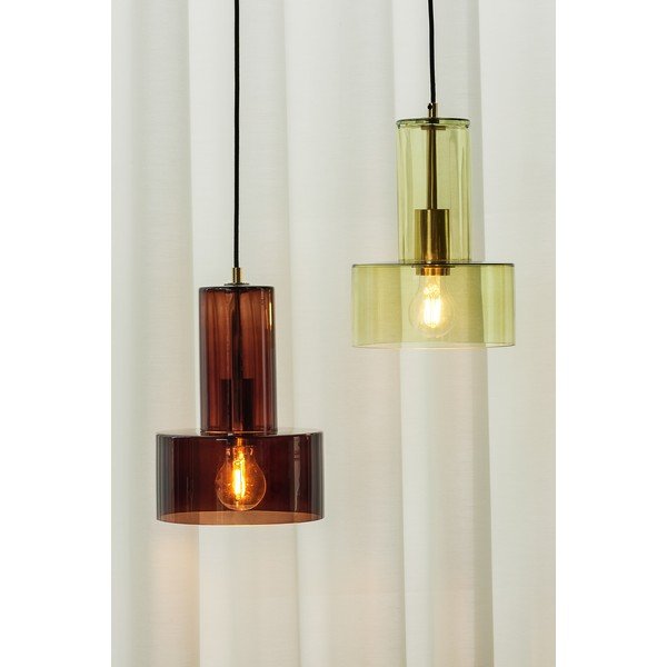 Pruun dimmerdatav rippvalgusti ø 20 cm Ripple - Hübsch-image-1