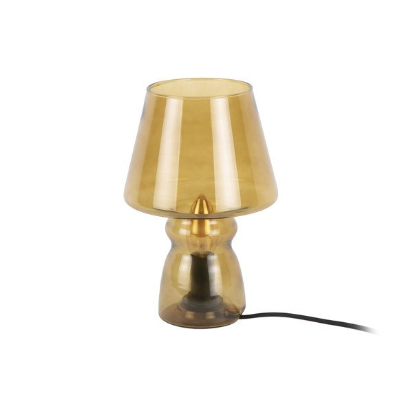 Mustaskollane klaasist laualamp Klaas, kõrgus 25 cm - Leitmotiv-image-2