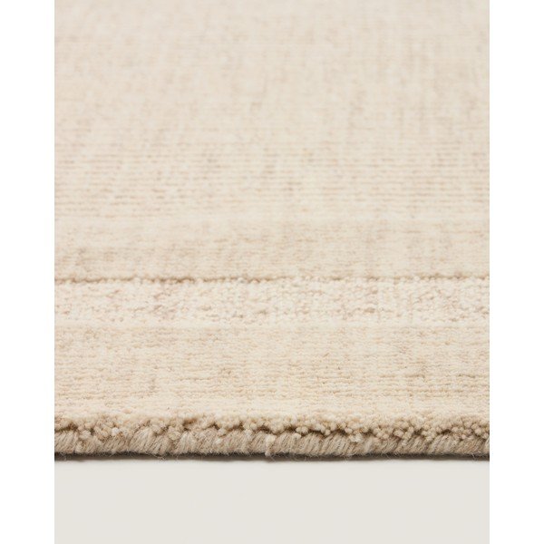 Kreem käsitsi kootud villane vaip 160x230 cm Dalena - Kave Home-image-2