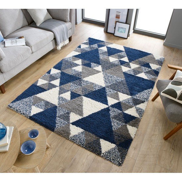 Tumesinine vaip Nuru, 80 x 150 cm - Flair Rugs-image-4