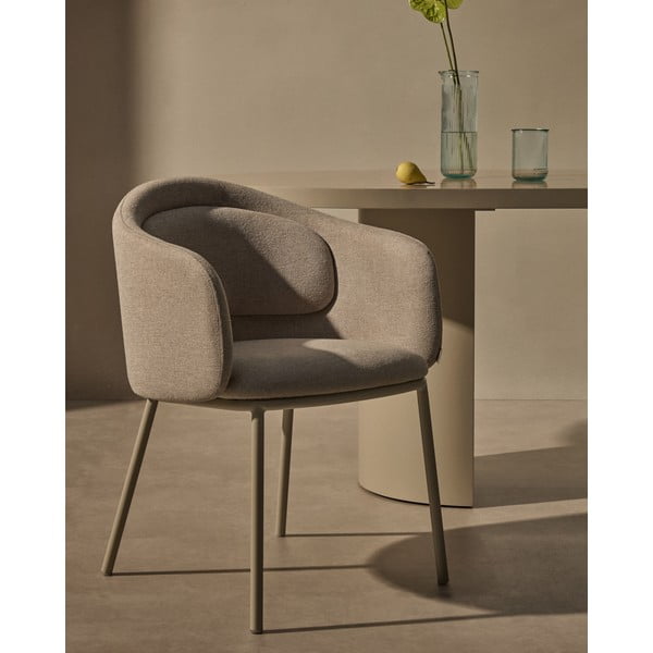 Beež söögitool Minda - Kave Home-image-2