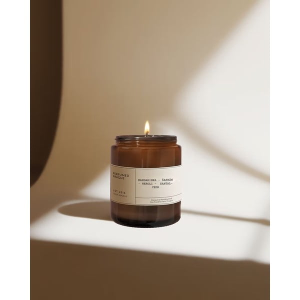 Lõhnastatud sojaküünal 40 h #47 Tangerine & Neroli – Perfumed Prague