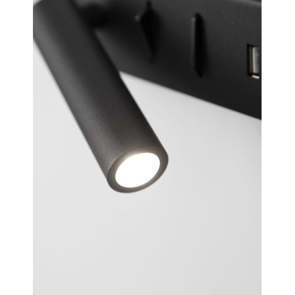 Matt must metallist LED-seinalamp painduva konstruktsiooniga/USB-pordiga Vida - Nova Luce-image-4