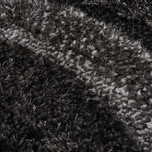 Must-hall käsitsi kootud vaip taaskasutatud kiududest 160x230 cm Velvet - Flair Rugs-image-3