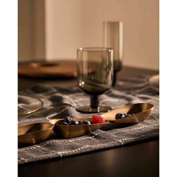 Kuldne roostevabast terasest serveerimiskauss Aruc - Kave Home-image-2