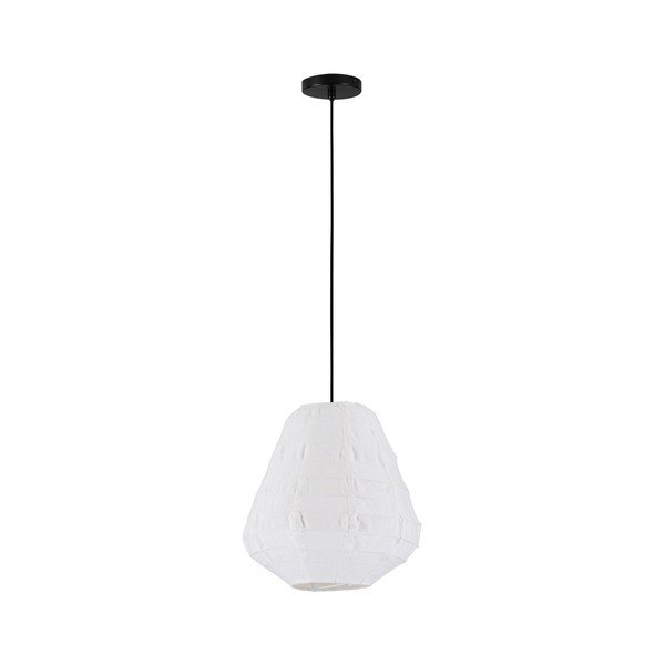Valge linane ripplamp ø 36 cm Linnet - Nova Luce