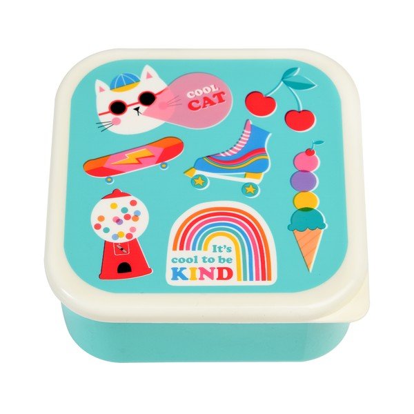 Türkiissinised laste suupistekarbid, 3-osaline komplekt Top Banana - Rex London-image-2