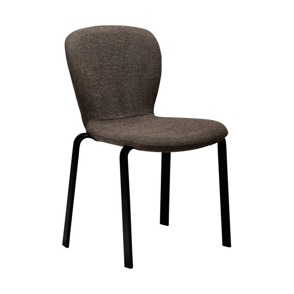 Pruun polsterdatud söögitool Heap – DAN-FORM Denmark