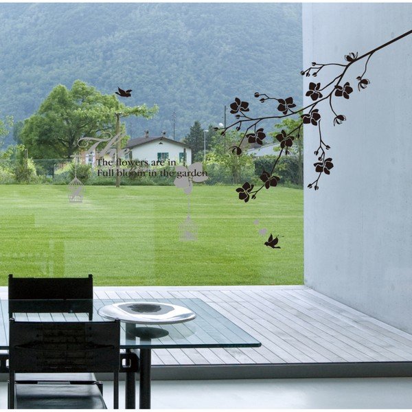 Samolepka Ambiance Full Bloom And Birds-image-1