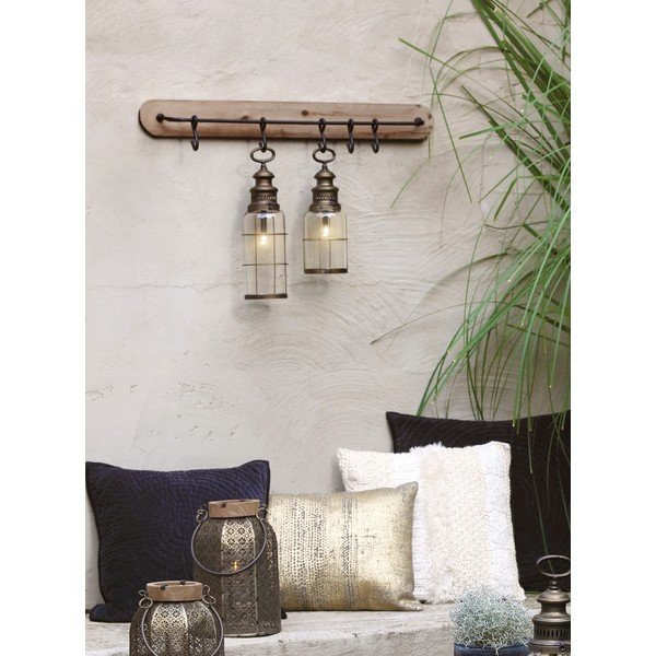 Pruun kuusepuust seinakinnitus Paarl - Light & Living-image-1