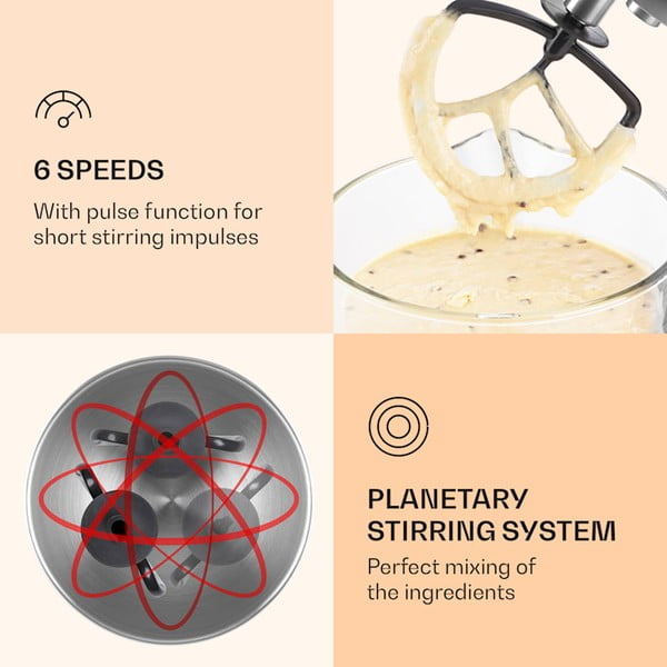 Punane köögikombain Bella Robusta - Klarstein-image-3