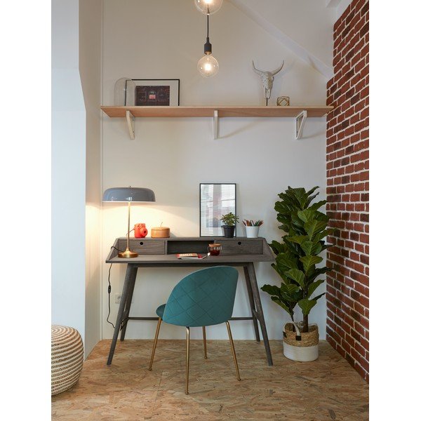 Beež ja valge pouf Samy - Kave Home-image-4