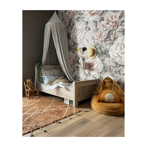 Pruun käsitsi valmistatud puuvillane vaip , 100 x 150 cm Lassa - Nattiot-image-3